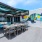 Large sky lounge with covered seating 